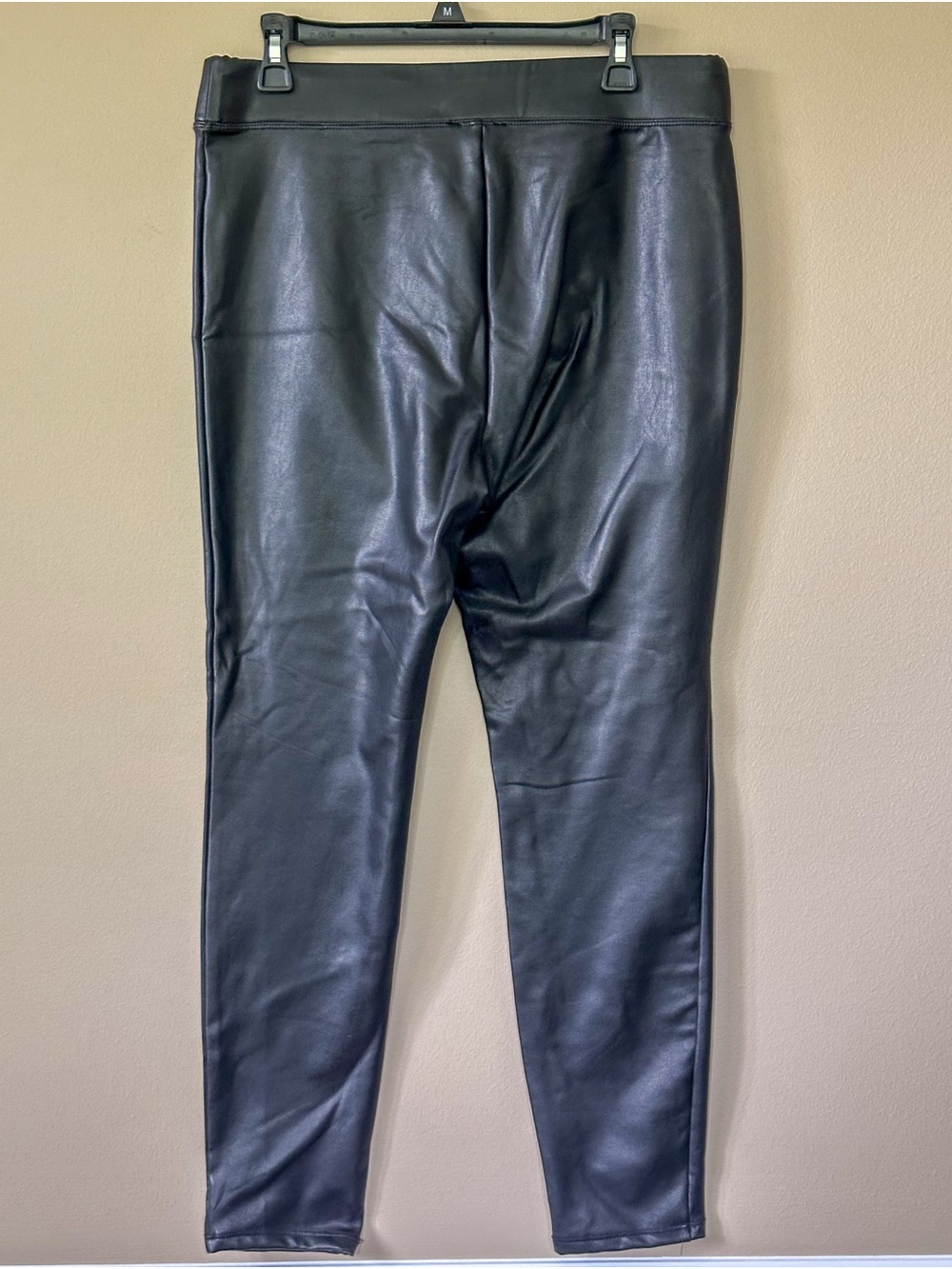 Simply Vera Vera Wang Black Faux Leather Pants